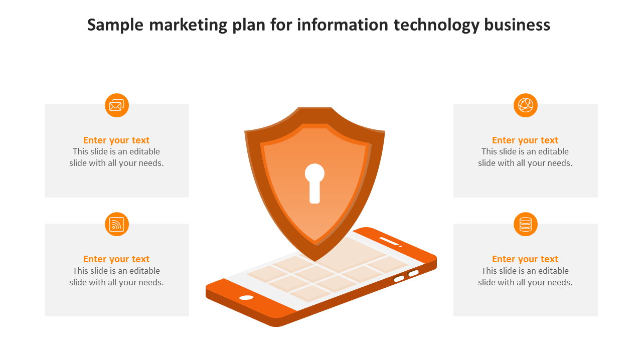 sample marketing plan for information technology business-orange